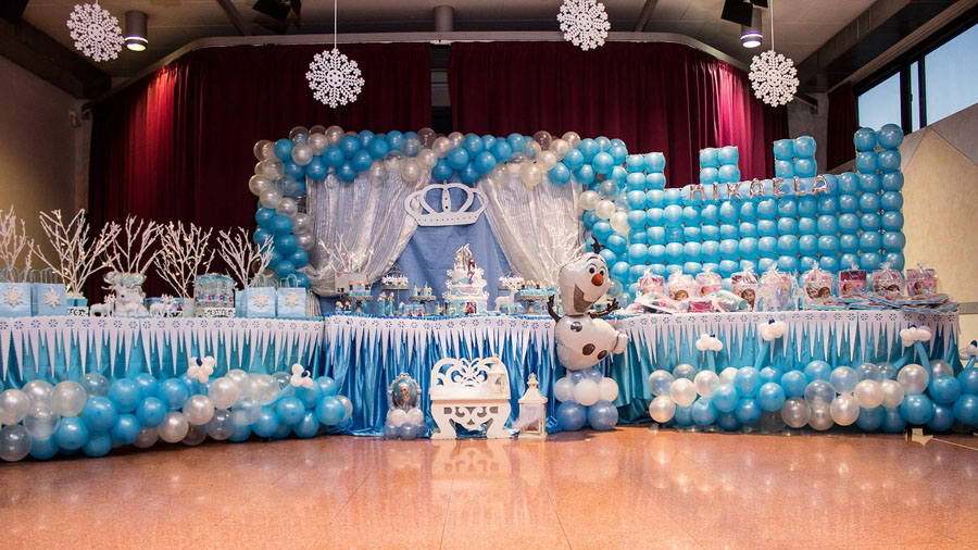 Decorazioni - Compleanno bambina Frozen™ Blu